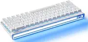 JOMKIZ Mchose Ace 68 Air Wired Magnetic Keyboard with Adjustable Actuation, RGB Rhythmic Light Box, 65% Rapid Trigger Keyboard, Hall Effect Gasket-Mounted, 8000 Hz Polling Rate, Hot-Swappable