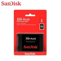 在飛比找PChome商店街優惠-SanDisk 2TB SSD PLUS 2.5吋 SATA