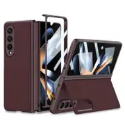 For Samsung Galaxy Z Fold4 5G Foldable Leather Case With Stand - Ultra Thin