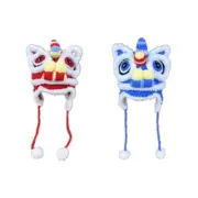 Cute Chinese Tiger Beanie Hat New Year Tiger Head Hat Costume Party