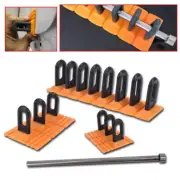 Car Dent Puller Set Auto Body Paintless Repair Tools 90° Bendable Cuttable Block