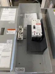 Eaton SFDN225 Circuit Breaker Enclosure NEMA 1 with HFD65K Breaker 200A 600VAC