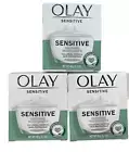 Olay Sensitive Soothing Moisturizer Fragrance Free 1.7oz Set of 3