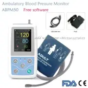 ABPM50 Ambulatory Blood Pressure Monitor USB Software 24 Hour Record NIBP Holter