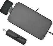 APEXCHASER Ironing Mat, Ironing Pad for Table Top with Iron Rest, Iron Mat with 5 Layers of Thickening, Portable Iron Pad with High Temperature Resistant, 31.1 X 16.5 inch, Black