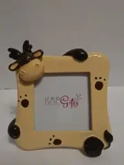 Moose Photo Frame 3x3 with bobble head