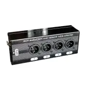 1Pc 4-Channel 3-Pin XLR Audio and over Network Cable Extender, DMX5129745