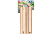Hape: Train Track - Long Straight (4pc)