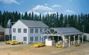 Walthers Cornerstone 933-3059 Planing Mill and Shed HO Scale Building Model Kit
