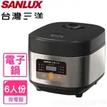 台灣三洋 SANLUX ECJ-06MG 類型微電腦電子鍋 6人份公司貨