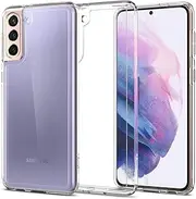 SPIGEN Ultra Hybrid Case Designed for Samsung Galaxy S21 (2021) Air Cushion Bumper Hard Cover - Clear