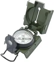 Oimzzr Multifunctional Compass Camping Hiking Folding Compass Survival Trip Navigation Tool Geologic Compass