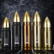 500ml Bullet Thermos Insulated Vacuum Flasks For Army Men Water Coffee Tea Bottl
