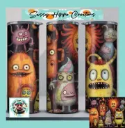 Skinny Tumbler Monster Mash Spooky Halloween 20oz Stainless-Steel Sublimated