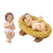 Baby Jesus In A Manger Nativity Figurine Manger Figurines Nativity Scene