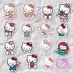 美學 HELLO KITTY PACK 貼紙 TUMBLR 筆記本電腦貼紙, 用於 HP 日記貼紙