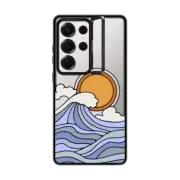 Galaxy S25 Ultra Impact Ring Stand Case roaring waves