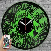 LED Clock Mothers day Vinyl Record Wall Clock Led Light Wall Clock 1741