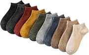 [GLSTOY] Socks Ankle Sock Random Items Breathable Cotton Comfortable 10 Pair Mixed Socks