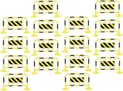 ERINGOGO 16pcs Traffic Roadblock Toys Boys and Girls Educational Toys Sturdy Road Signs for Early Learning