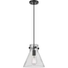 Innovations Lighting 410-1PM-BK-G411-10SDY Newton Cone Pendant Matte Black