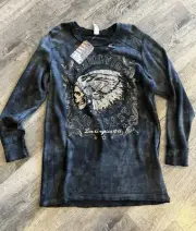 Affliction Apache Motors Long Sleeve Men’s XXL Reversible NWT