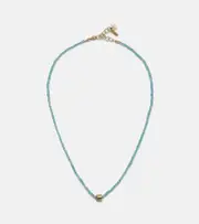 [Suzanne Kalan] Suzanne Kalan Infinite 18kt gold necklace with apatites One Size blue