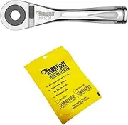 SabreCut 1 x MRSC01 Mini Micro Ratchet 1/4" Hex Stainless Steel Professional 72 Tooth Gear Hand Ratchet Wrench