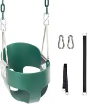 KINSPORY Toddler Swing, 150Cm Iron Chains Baby Swing Outdoor, Heavy-Duty High Ba