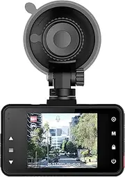 Laser Full HD Car Dash Cam - 1080p Dash Camera with 2.4" Screen, 120° Field of View, Built-in Microphone, Loop Recording, Auto Impact Detection, and 32GB microSD Card Support