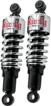 Burly Slammer 10.5" Shocks Chome B28-1201
