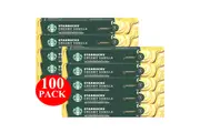 Starbucks By Nespresso Creamy Vanilla Flavoured Coffee Pods Capsules 100 Pack