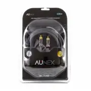 New Aunex AE-RCA9 Elite Series 9 ft 2 CH Premium Twisted RCA Interconnects 1YR W
