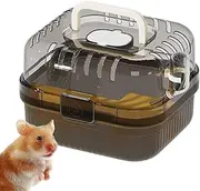 Hamster Travel Carrier, Portable Pet Bag, Breathable Pet Carrier with Ventilated and Lightweight Design for Small Animal Outdoor Walks, Vet Visits, or Car Rides, 1 Piece