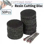50Pcs 32mm Metal Cut Off Wheel Mini Resin Cutting Disc Drill Rotary Mandrel Tool