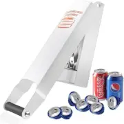 Aluminum Can Compactor White 8/12/16 OZ Metal Can Crusher Heavy Duty Wall-Mount