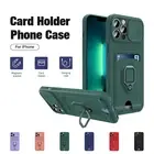 Shockproof Lanyard Card Holder Case For iPhone 15 14 13 12 Pro Max X XR Cover