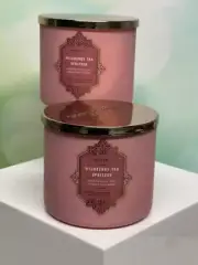 x2 Bath & Body Works Wildberry Tea Spritzer 3-Wick Candles