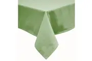 Cotton Blend Table Cloth Reed Green by Hoydu