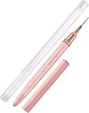 Thin Liner Brushes, UV Gel Painting Acrylic Nail Brushes, Fine Drawing, Delicate Coloring, Elongated Lines, Soft Red Handle Nail Brushes