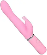 Silicone Rabbit Vibrator Multi Speed Vibrations for G Spot and Clit Stimulation Adult Sex Toy