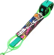 zolyet Surf Leash 7mm Thick 6ft/8ft Straight Surfboard Leash SUP Leg Rope Black 6ft
