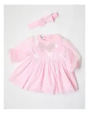 [Origami] Zoe Tulle Dress & Headband Set in Light Pink