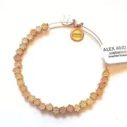 Alex and Ani NEW RETIRED Gold Snowflake Bracelet