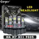 極光汽車 LED 大燈超高亮度110W 22000LM 6500K
