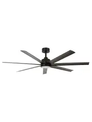 Atlanta 142cm DC Fan with Light in Black