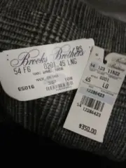 BROOKS BROTHERS MENS SIZE 45 LONG 100% CAMEL HAIR BLAZER NWT