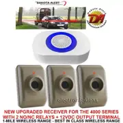 DAKOTA ALERT DCMA-4K PLUS WIRELESS ALARM + RELAYS + 12V OUTPUT - 3 SENSORS