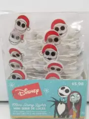 Nightmare Before Christmas Battery Mini String 20 LED Lights 7' Wire New in Box