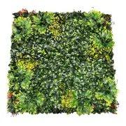 Tropical Forest Faux Vertical Garden Wall Panel 100 by 100 cm 4PCS PACK